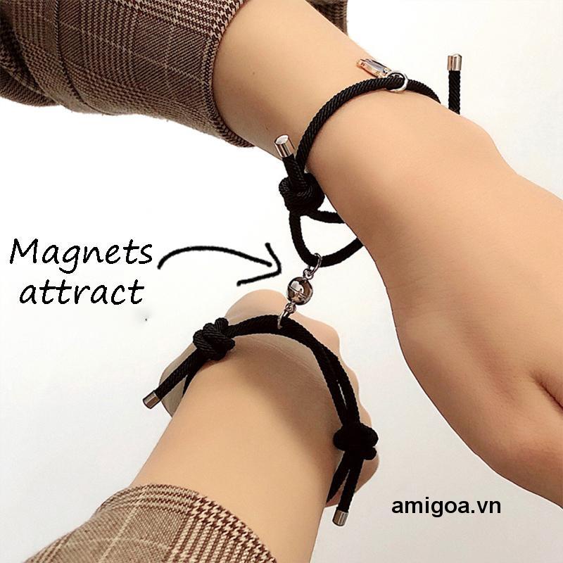 ✨✨SET 2 VÒNG TAY ĐÔI NAM CHÂM, VÒNG TAY CẶP CHARM PHI HÀNH GIA, TRÁI TIM QUÀ TẶNG