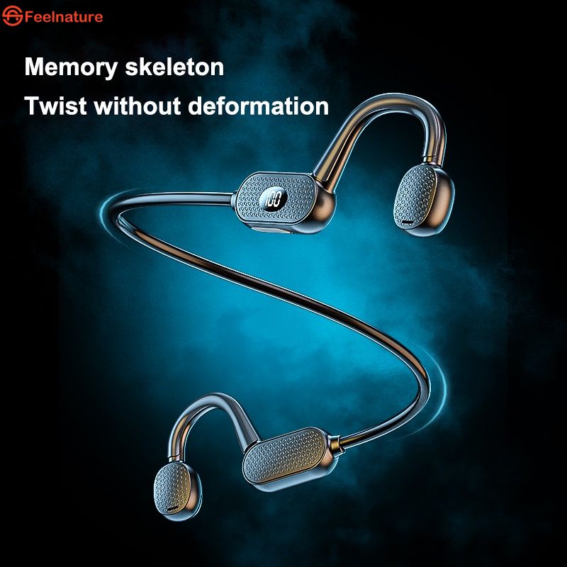 ⭐Tốt nhất người bán⭐New X6/VG07 Bluetooth Không Dây Bone Conduction Tai Nghe Treo Tai Tai Nghe Không Dây Bluetooth Tai Nghe Thể Thao Hiển Thị Pin Nút Không Thấm Nước CẢM THẤY
