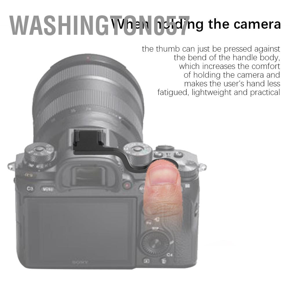 Washington057 Camera Finger Thumb Handle Aluminum Alloy Fit for Fuji X&amp;#8209;T10/X&amp;#8209;T20/X&amp;#8209;T30/X&amp;#8209;T1/X&amp;#8209;T2/X&amp;#8209;T3