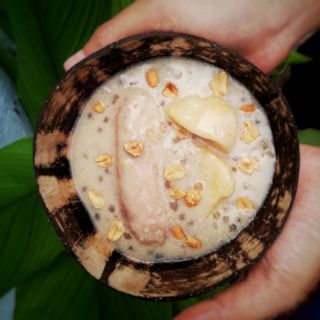 Bát gáo dừa/ Chén gáo dừa mài nhẵn
