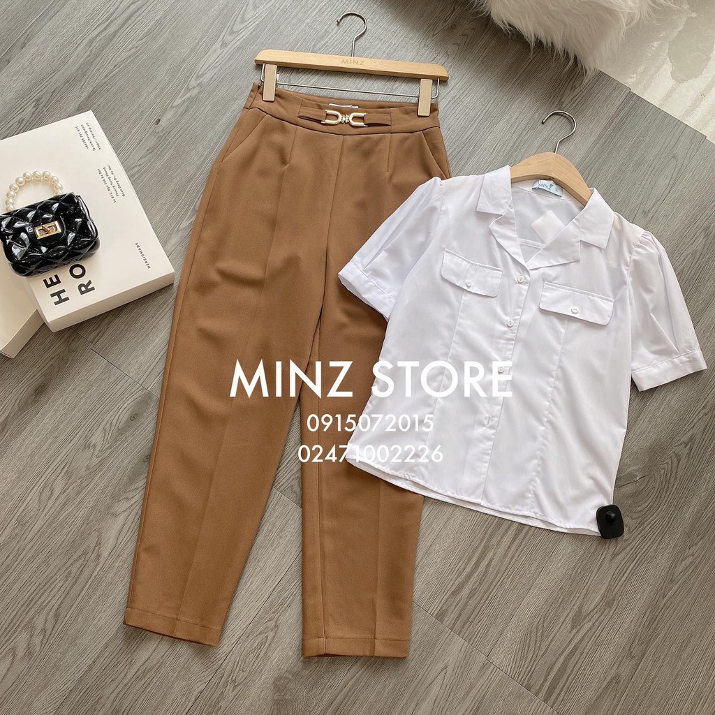 Quần baggy đai sắt
