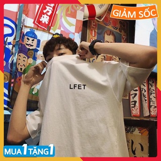Áo thun nam nữ unisex tay lỡ LEFT Chipgenz, áo phông form rộng cổ tròn oversize mát mềm mịn