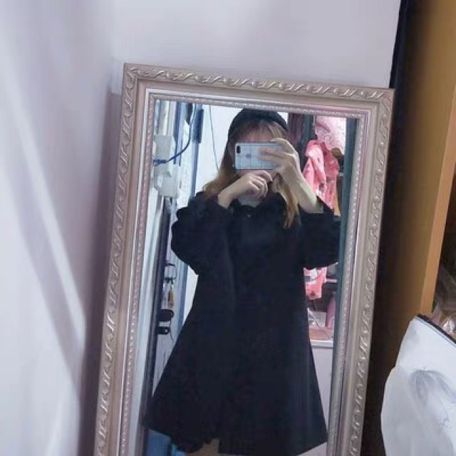 áo dạ ulzzang áo khoác dạ áo dạ nữ đẹp rộng dài trùm mông kiểu dáng hàn quốc | BigBuy360 - bigbuy360.vn