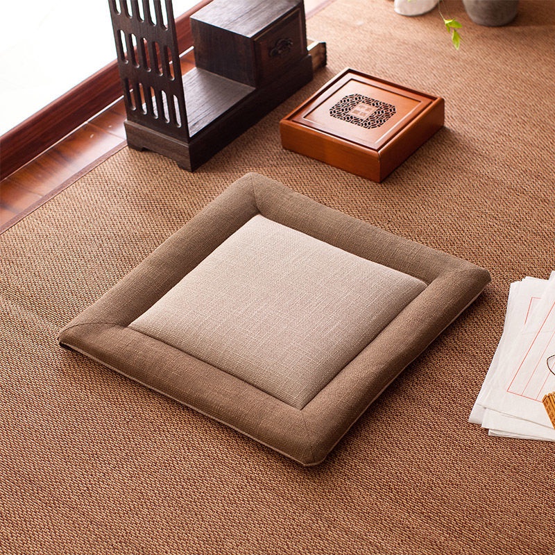 Đệm Lót Ghế Bằng Vải Tatami Thoáng Khí Phong Cách Nhật Bản