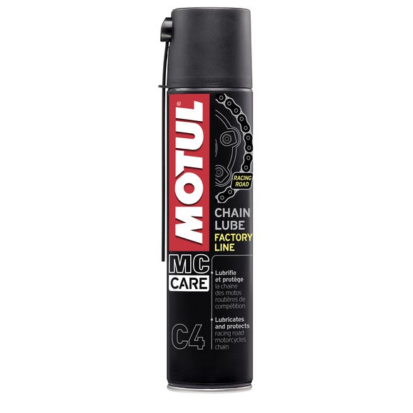 Xịt dưỡng sên / xích Motul C4 Chain Lube Factory Line 400ml