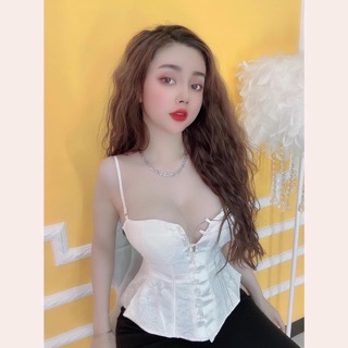 Áo ren crop 2 dây