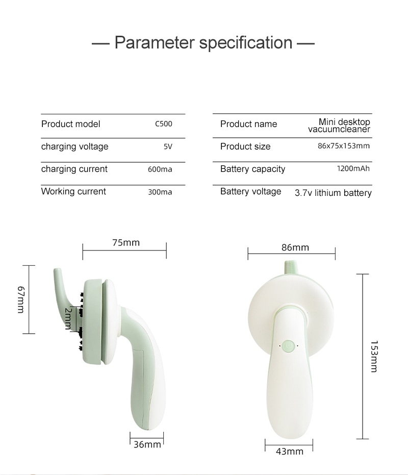 Máy Hút Bụi Mini Cầm Tay Tiện Lợi