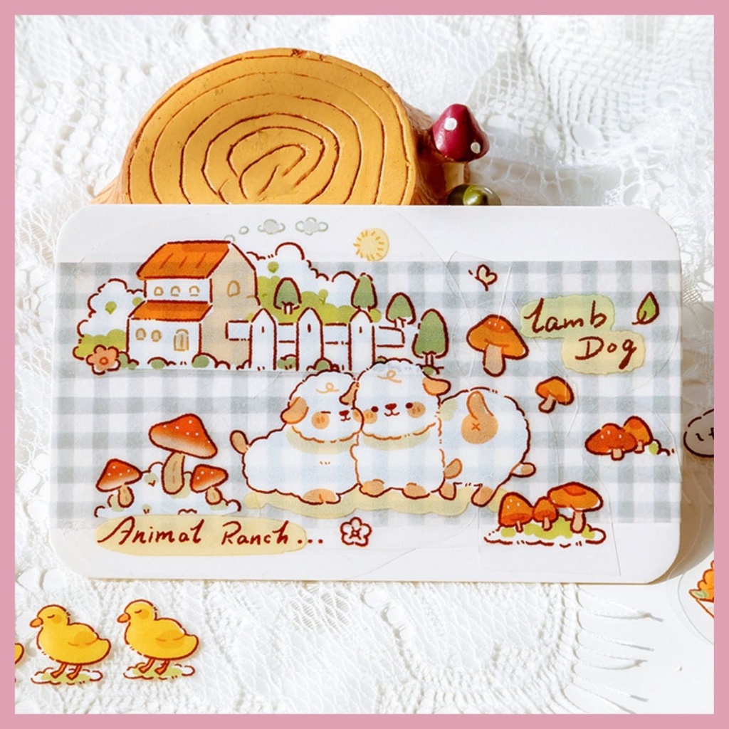 STICKER NHÃN DÁN TÚI ANIMAL SIÊU XINH NHIỀU MẪU