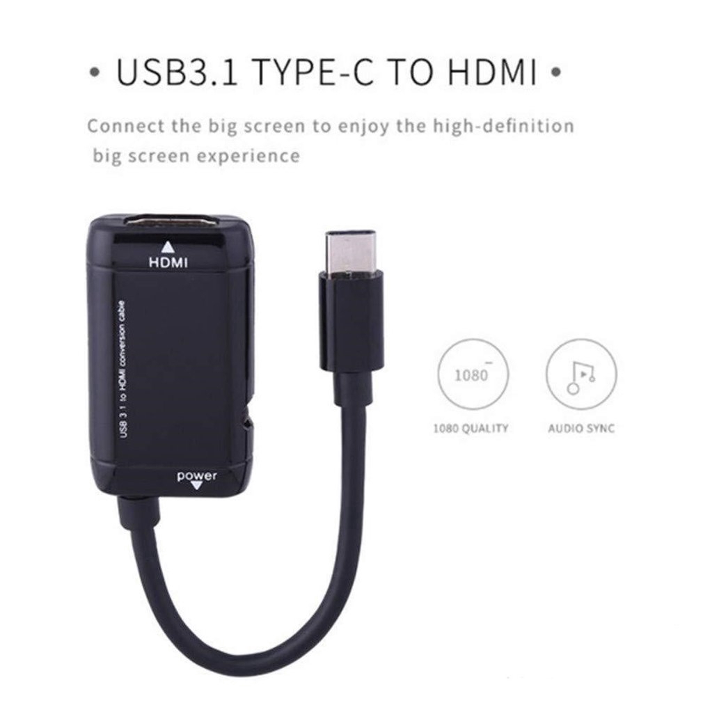 Cáp Chuyển Đổi Usb-C Type C Sang Hdmi Usb 3.1 Cho Tablet Samsung Huawei Xiaomi