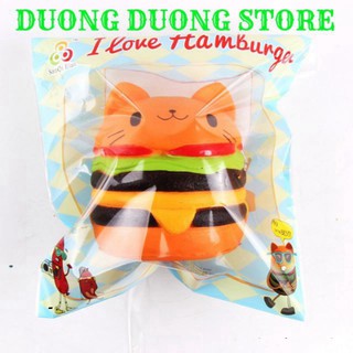 SQUISHY HAMBURGER MÈO LỚN
