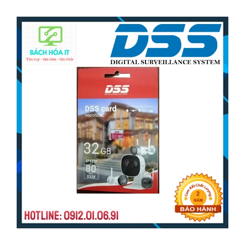 Thẻ Nhớ CLASS 10 32G 64G DSS Micro SD Chính Hãng