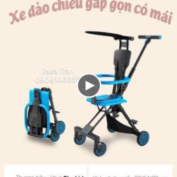 Xe đẩy đảo chiều gấp gọn vovo/playkids HCM