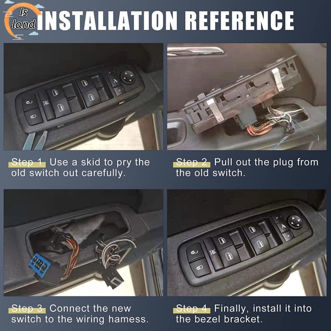 Công Tắc Điều Khiển Nâng Cửa Kính Xe Hơi 25401-1e401 254011E401 Tương Thích Cho Nissan Altima