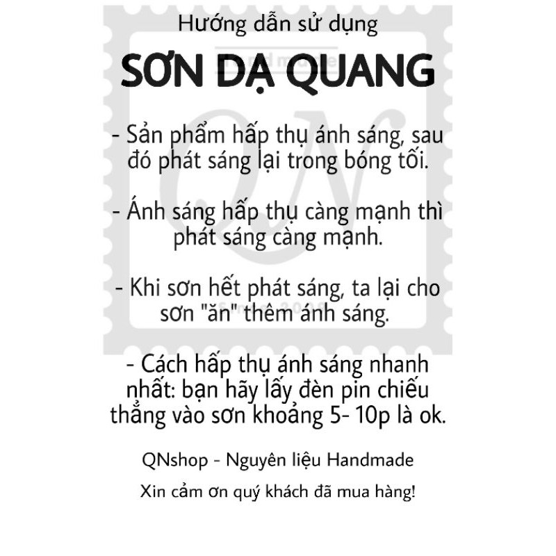 Sơn dạ quang 20gr