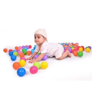 đồ chơi cho bé banh bóng nhựa nguyên sinh set 10 quả