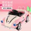 Ô tô xe điện đồ chơi đạp ga  HELLO KITTY  BJR 5169 cho bé gái vận động ( -Xanh nhạt-Hồng- )