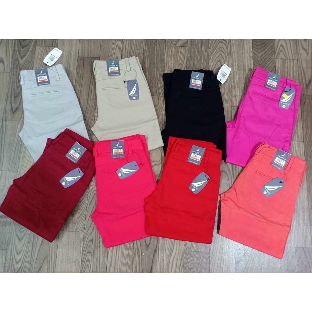 (FREESHIP) QUẦN LỬNG KAKI THUN NAUTICA CHẤT ĐẸP, ÔM DÁNG