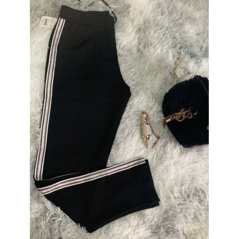Quần legging sọc kim tuyến thể thao[video thật] | BigBuy360 - bigbuy360.vn