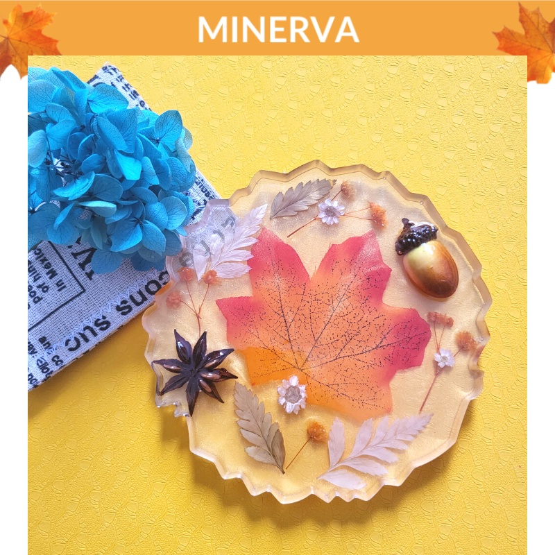 [VIDEO THẬT] Tranh resin làm thủ công LÁ PHONG , làm quà tặng handmade , trang trí nhà cửa