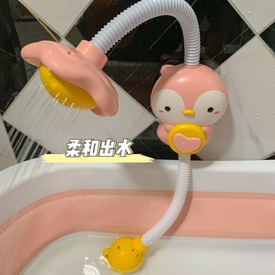 Vòi sen tự động chim cú mèo, hà mã ( chạy bằng pin), đồ chơi nhà tắm