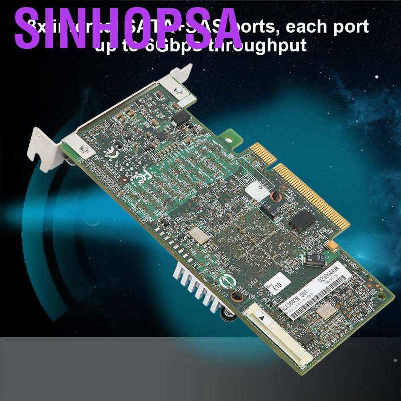 Card Lsi 9267-8i 2208 6 Gbit / S 512 Mb Pci-E 2.0 8-port Sata / Sas Raid0 / 1 / 10