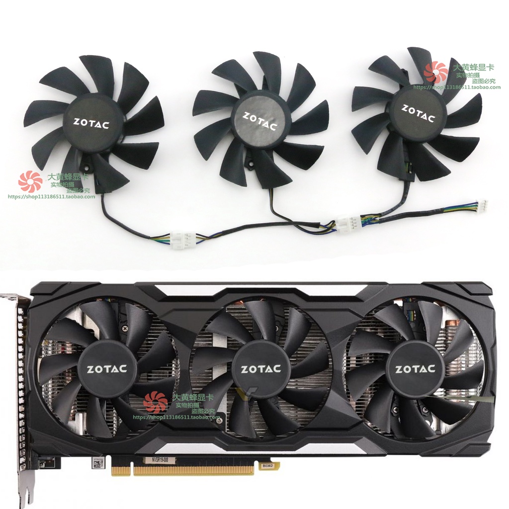 Bộ tản nhiệt card đồ họa GA822H ZOTAC ZOTAC GTX1660 1660ti RTX2060 Phiên bản Thunderbolt X-GAMING Ca