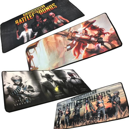 DGD LCAQ Lót chuột cực đại S1 chuyên game PUBG LOL, DOTA...Size to, May Viền Chống Bong Vải 9 15