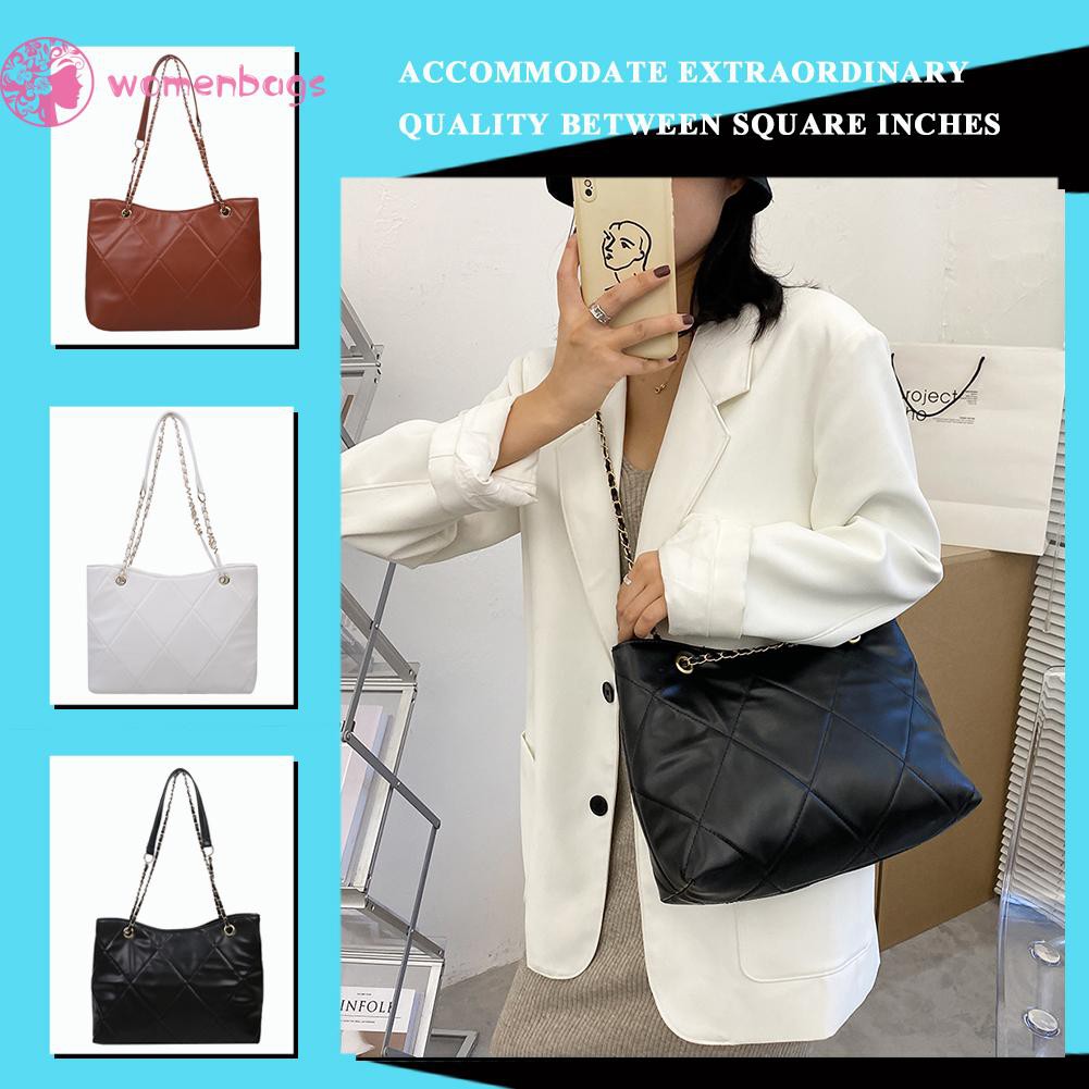 Túi Xách Da Pu Họa Tiết Mắt Lưới Đơn Giản Cho Nữ