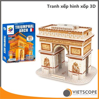 Bộ lắp ráp mô hình 3d khải hoàn môn - triumphal arch - b668-13