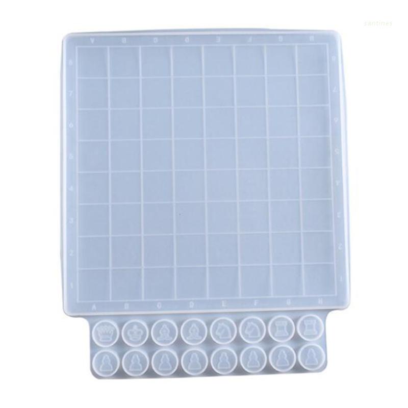 Khuôn Silicone Làm Resin Epoxy Hình Bàn Cờ Vua Quốc Tế