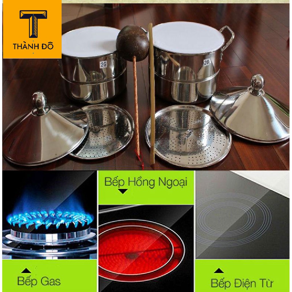 Nồi Tráng Bánh Cuốn Đa Năng 32cm