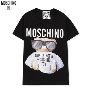 MOSCHINO   T-shirt Unisex Cotton Tee Plus Size Round Neck Short Sleeve C08988
