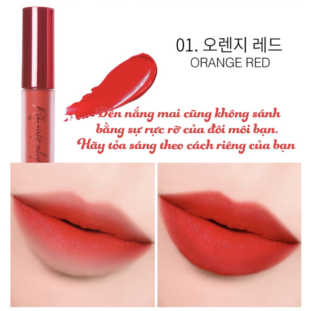 Son kem lì Care:nel Ruby Airfit Velvet Tint 4,5g | BigBuy360 - bigbuy360.vn