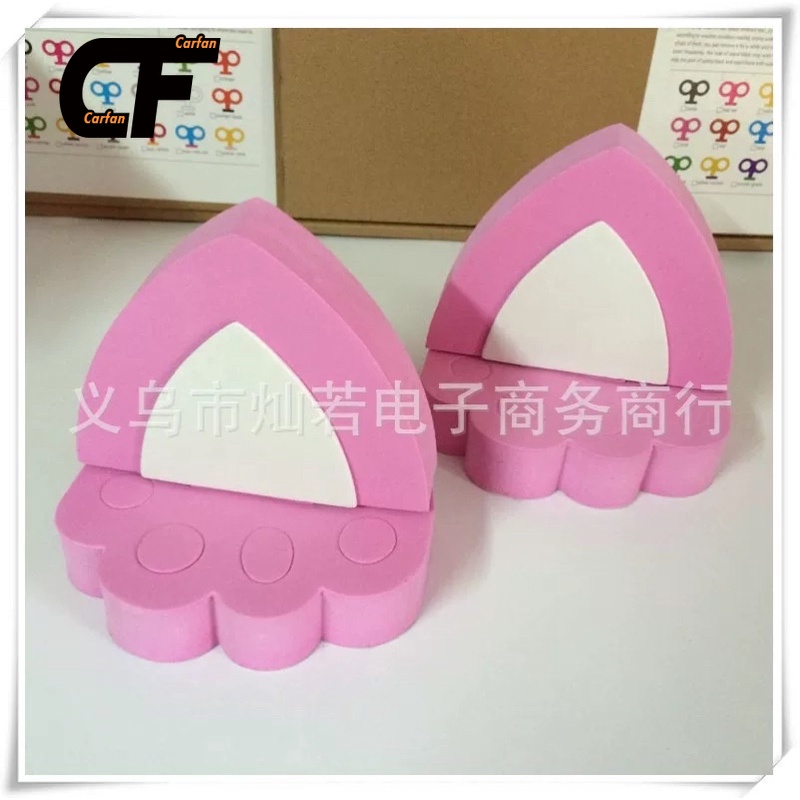 2 miếng / 1 cặp Phim hoạt hình trang trí xe hơi Phụ kiện Tai Thỏ Hồng,Mèo hồng ,Trang trí Nóc xe hơi , Gắn nóc xe hơi đáng yêu