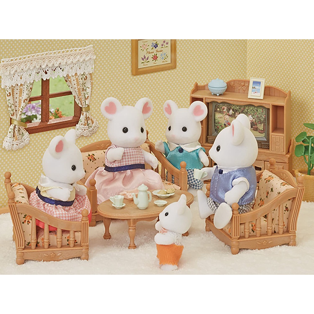 Đồ Chơi Sylvanian Families Các Thành Viên Trong Gia Đình Chuột Marshmallow Mouse Family Members