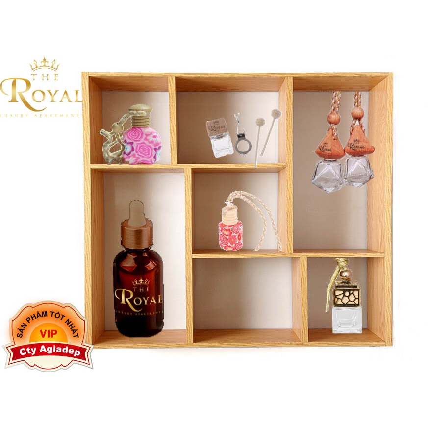 Tinh dầu Hoàng Gia Royal nguyên chất có kiểm định nhiều mùi 8ml, treo xe, kẹp điều hòa Agiadep.com