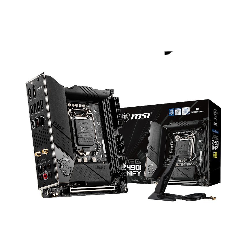 Mainboard MSI MEG Z490i UNIFY (Intel Z490, Socket 1200, mini ITX, 2 khe RAM DDR4)