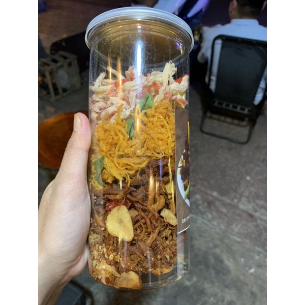Khô Mix Mực Gà Heo 3 vị 300g - Ăn Vặt 492