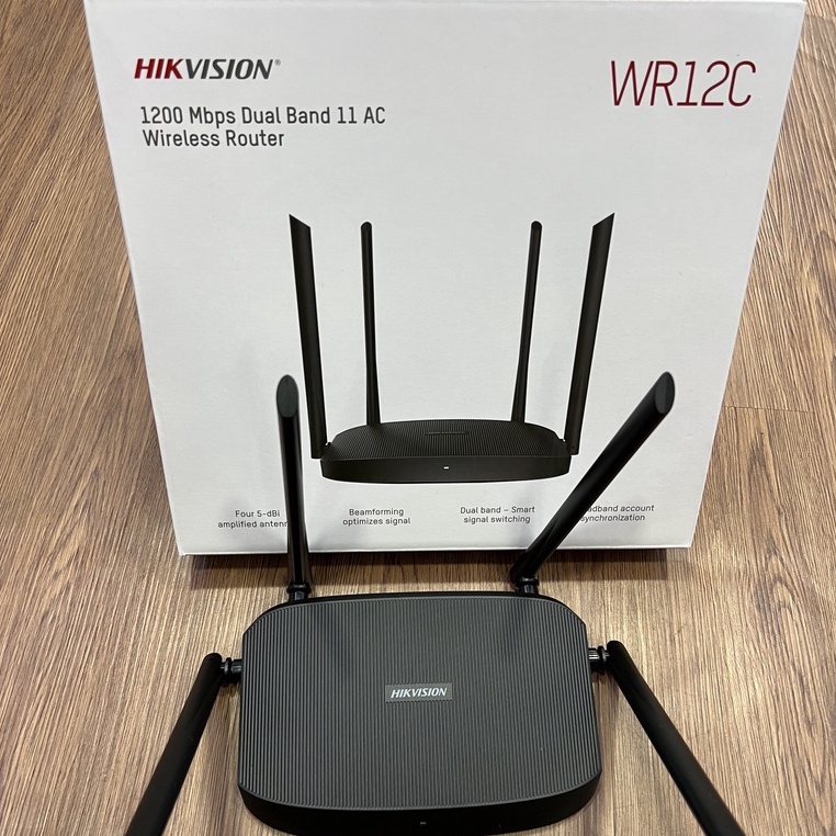 Bộ phát Router Wifi cho gia đình HIKVISION DS-3WR12C I Hàng chính hãng I Bảo hành  24 tháng