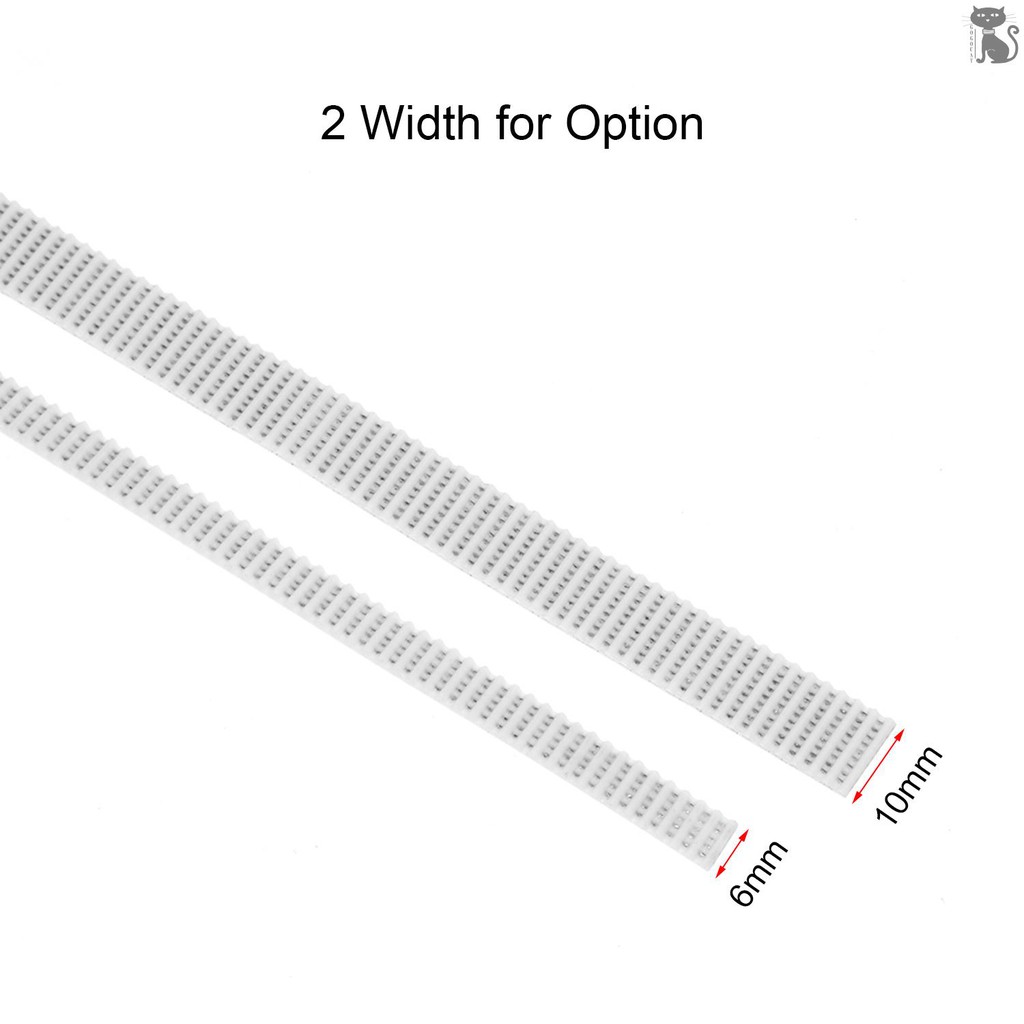 Dây Đai Đồng Bộ Hẹn Giờ Màu Trắng 10m Gt2 Cho Máy In 3d 10mm