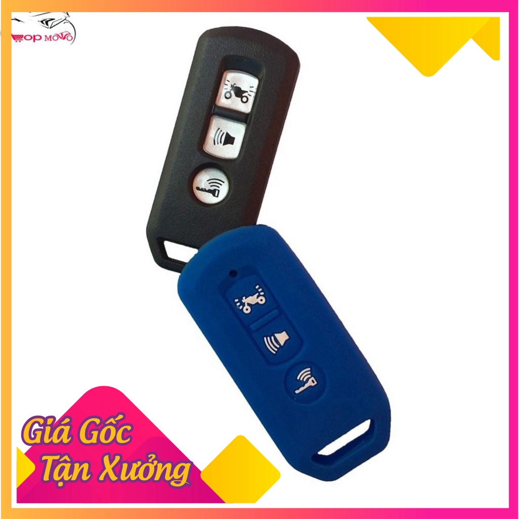 Bọc (Bao) Silicon Cho Chìa Smartkey SH 2016-2019, sh mode,PCX (Ảnh Sp thật)