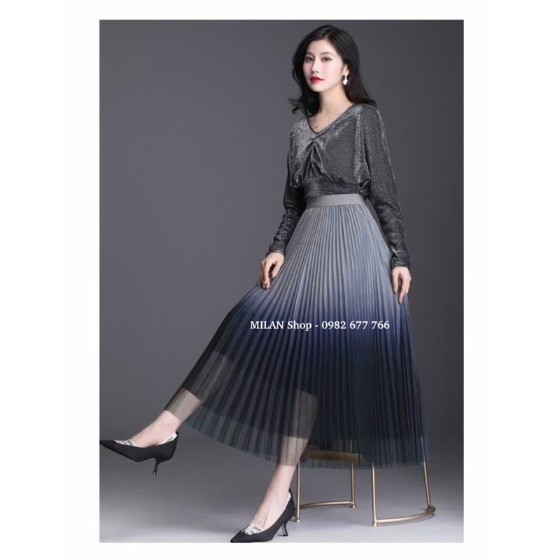 Chân váy xếp ly loang 3d hot hit | BigBuy360 - bigbuy360.vn