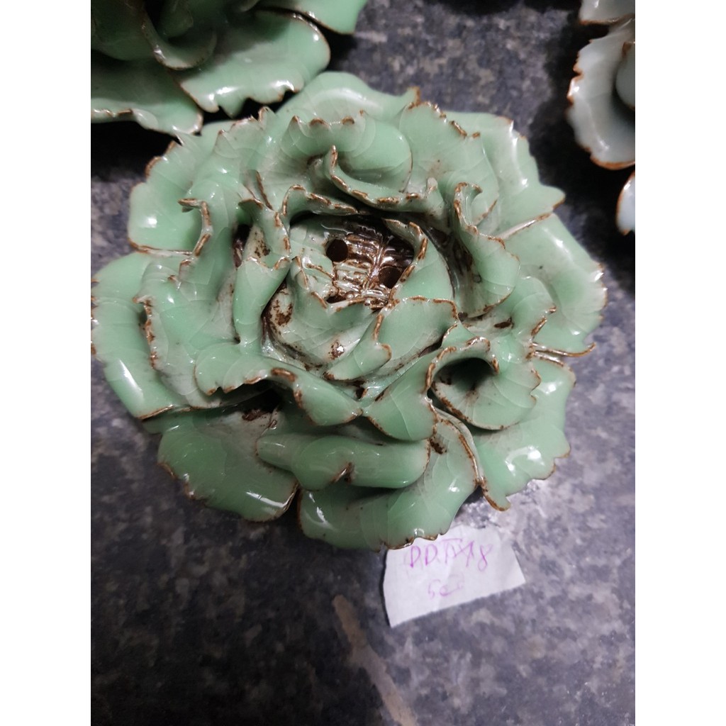Hoa gốm cắm trầm nghệ thuật DDT18