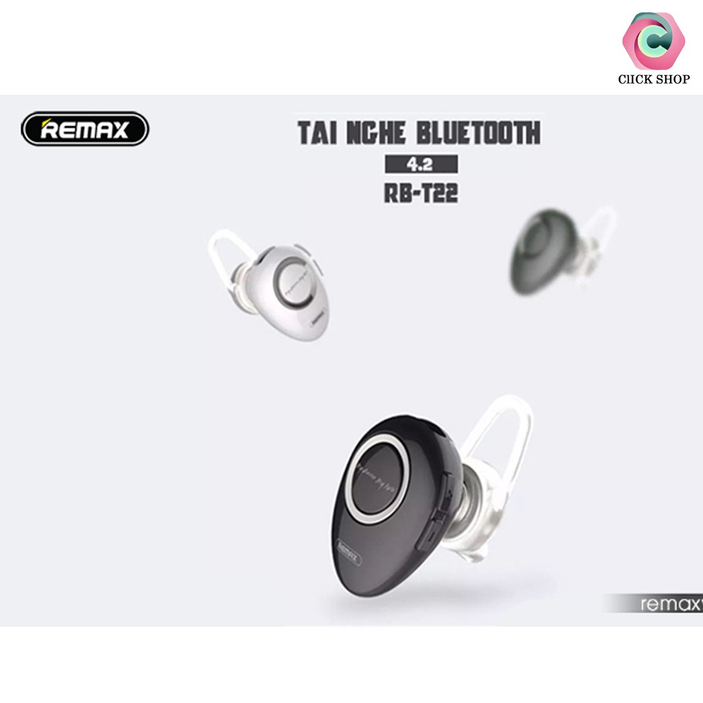 Tai Nghe Bluetooth Remax Rb-T22 - Tai nghe remax t22 dòng 1 tai kiểu hạt đỗ