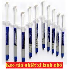 Keo Tản nhiệt CPU, KEO LÀM MÁT CPU Loại Xi Lanh nhỏ, dạng túi nhỏ dùng 1 lần