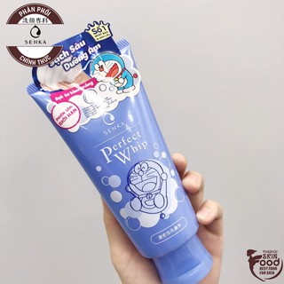 [PHIÊN BẢN DOREAMON] Sữa Rửa Mặt Tạo Bọt Làm Sạch Sâu Cho Da Dầu Senka Perfect Whip U 120g