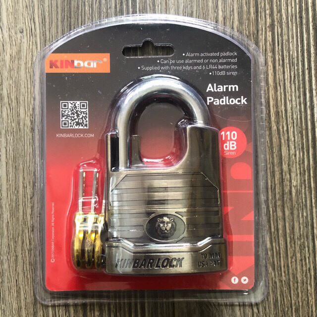 KHOÁ BÁO ĐỘNG CHỐNG TRỘM KINBAR LOCK ( HÀNG CHÍNH HÃNG )