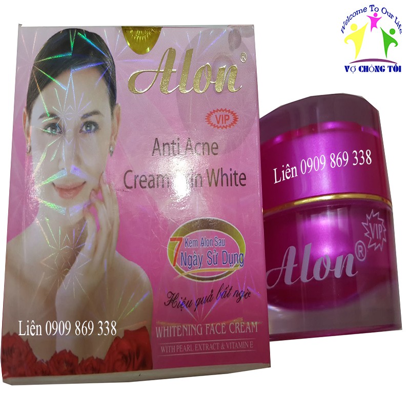[Hàng Chất Lượng] Kem Alon Mụn Thâm Trắng Da VIP 15g | BigBuy360 - bigbuy360.vn
