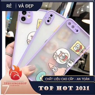 Ốp iPhone - Ốp lưng iphone bảo vệ camera Spongebob iPhone 7 8 7 Plus 8 Plus X Xs Xr XsMax iPhone 11 11 Pro 11 Promax