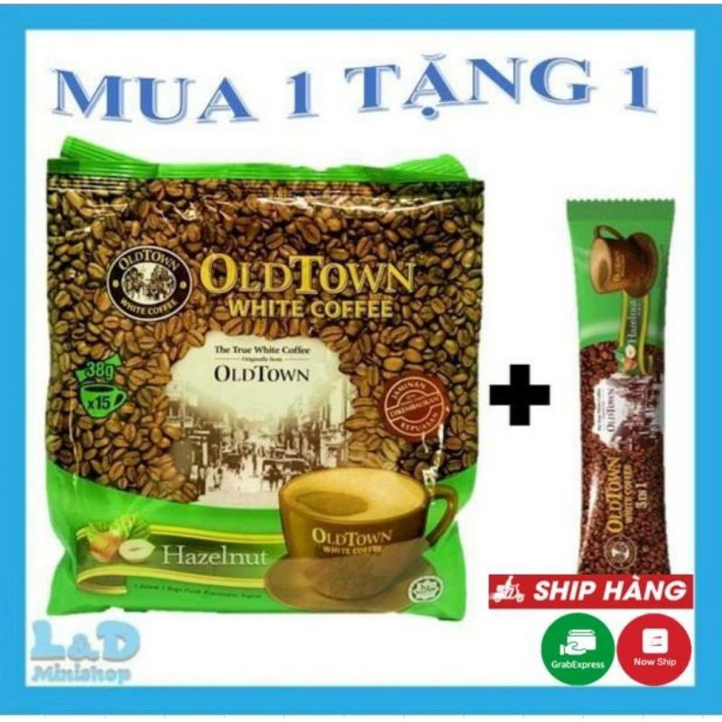 [Mã GROXUAN1 giảm 8% đơn 150K] Cà Phê OLDTOWN Hazelnut Malayisa (Hạt Dẻ)🇲🇾